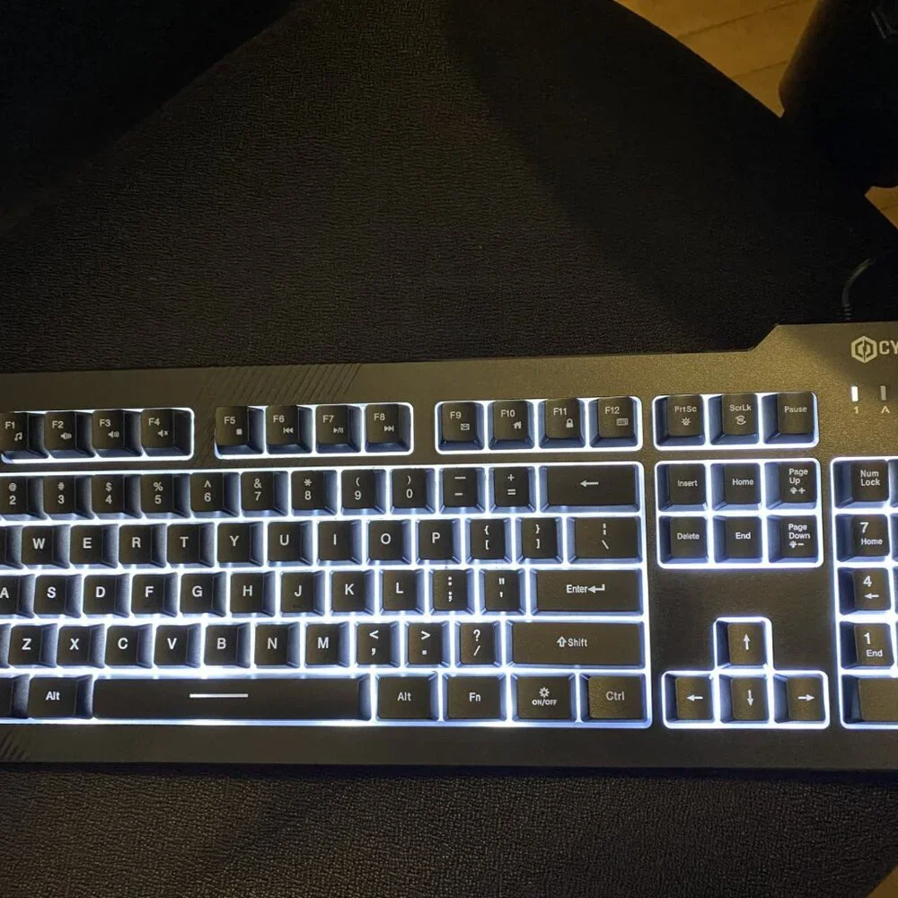 CyberpowerPC Play Ready Wired Gaming Keyboard 01 NOHI and M1 131 Gaming Mouse